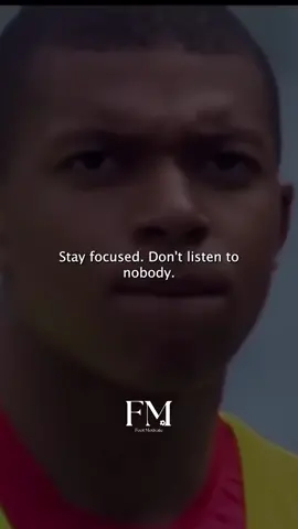 Block the noise so you can focus on your craft! #mbappe #footballmotivation #fyp #discipline #success #grind