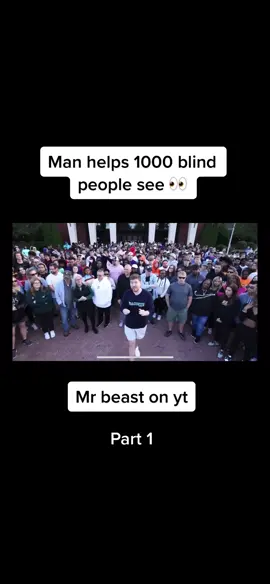 I am so happy for those people #blind #eyes #blindreact #eyesurgery #fyp #viral #mrbeast 