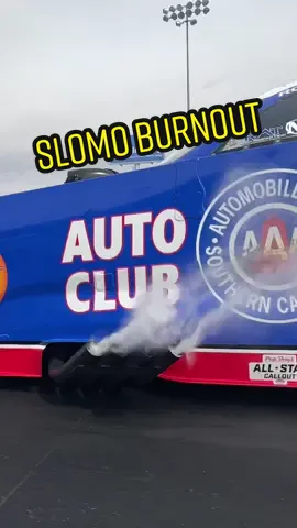 That time you were a little closer to the Funny Car burnout than you thought… 😳 #nhra #dragracing #nitro #cartok 