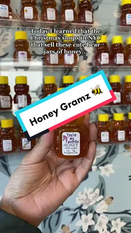 I know you’ve seen these bears at the Christmas shops #asian #honey #bees #bee #savethebees #nyc #supportsmallbusiness #womenownedbusiness #recommendations #viral #fyp 