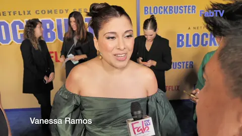 Blockbuster EP Vanessa Ramos at the #redcarpet #blockbuster #fabtv #vanessaramos #netflix #premiere