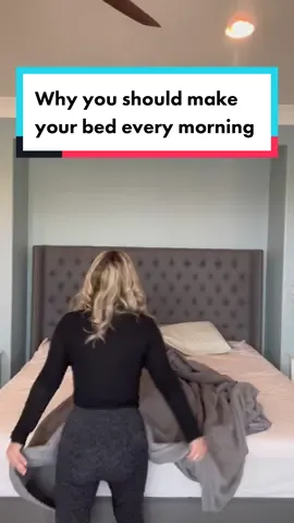 I started making my bed every morning a few years ago and it has helped me so much to start the day off right. Mornings are what sets my mood for the day. Do you make your bed every morning? @lululemon  #Vlog  #morningroutine #makingmybed #makingyourbed #makeyourbed #bedmaking #mindsetmotivation #mindset #determination #motivation #cleaningtiktok #CleanTok #cleanhome #sundayreset #DailyRoutine  #pursuitofhappiness #feelinggood #interiordesign #millionairemindset #lululemon 