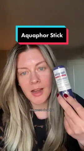 Aquaphor is a desert island product for me #aquaphor #aquaphorstick #dryskincareroutine 