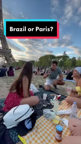 How did I find Brazilians in Paris lmao #brazil #brazilian #brasiu #miami #fyp #xyzabc 