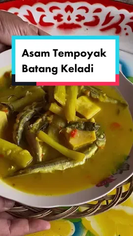 Asam Tempoyak Batang Keladi lauk harini 😊 Mudah tapi sedap yang pasti 👍🏻 Ada yang pernah makan lauk ni? 😁 #fyp #fypmalaysia #fypmalaysiaindonesia #asamtempoyak #keladi 