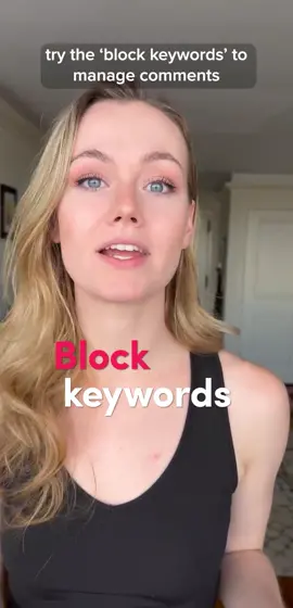 @smilin_aislinn tells you how to use 'Block keywords' to manage comments! #comments #LIVEtools #TikTokLIVE #LIVE