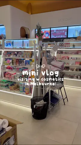 i love w cosmetics 🥹🤍 #Vlog #melbourne #shopping #aesthetic #haul #kbeauty #cbeauty #jbeauty #makeup #eastasianmakeup #douyinmakeup #fyp #kpopfyp #foryou #foryoupage #mutuals #xyzbca 