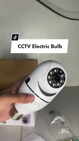 Cctv camera na may electric bulb #cctvcamera #cctvwificamera #cctvbulb 