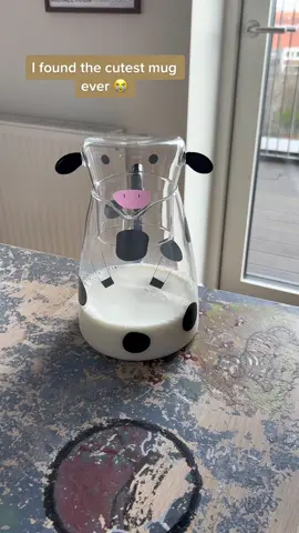 I definitely need one for the office ☕️🥛 #coffee #mug #cuteanimals #cow #homedecor #asmr #satisfying 