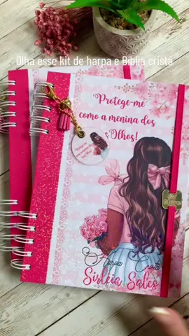 Veja se não é o kit mais lindoooo da vidaaaa 😍 Fazemos a venda pelo shopee  #bibliasagrada #harpacristã #bibliapersonalizada #harpa #biblianotiktok 