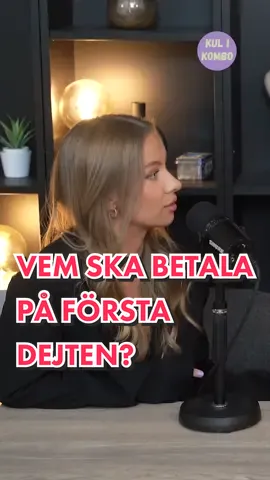 Vem tycker ni ska betala? 💸 Reklam för @smitten dating 💘 Länk i bio! #kulikombo #fördig #podcast #dejting 