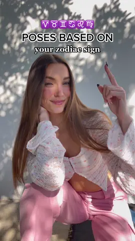 Poses based on your zodiac sign ✨ Comment below what your zodiac sign is and if the pose matched your vibe!  Wearing American Threads 💖 Top: Monae Pointelle Knit Crop Top Bottoms: Nia Cargo Pants #pose #poseinspo #poseideas #poseideasforinstagram #easy #cuteposes #basedonyourzodiacsign #basedonzodiacsign #zodiacsigns #aries #taurus #gemini #cancer #leo #virgo #outfitideas #outfitinspo #styleinspo #howto #howtopose 