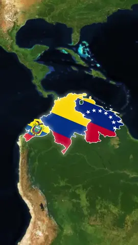 Por qué estas banderas de latinoamerica son muy parecidas? #colombia #banderacolombia #ecuador #venezuela #panama #latinoamerica #grancolombia #simonbolivar #republicadecolombia #porqueseseparocolombia 