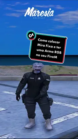 Como colocar Mira Fixa com Comandos e ter uma Arma RGB no seu FiveM! #cidademaresia #fivem #roleplay #gtarp #gtav #fivemrp #foryou #fy 