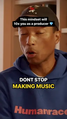 Advice for producers from Pharrell 💎 #musicproducer #beatmaking #musicproduction 