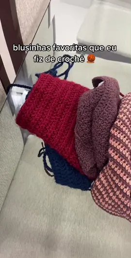 minha terapia favorita 🫶🏻🧶 #fy #foryou #fyp #fypg #paravoce #crochet #croche #top #cropped 