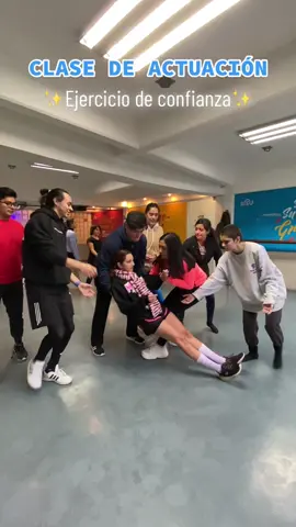 Ejercicio de confianza✨🎭 ##actor #actor #actriz #escueladeteatromusical #mereceslomejor #sisuconecta 