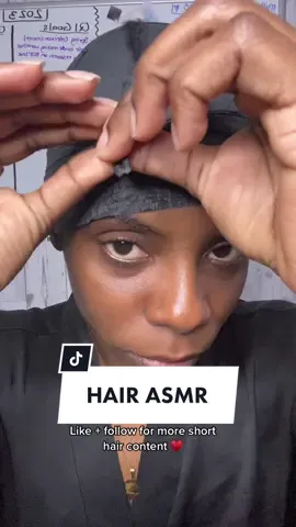 #asmrunwrapping #hairasmr #hairasmrsounds #asmrhair #asmrshorthair #ReadySetLift #asmrtiktoks #asmrtherapy #QuakerPregrain #shorthairgirl #pixiecutblackwomen 
