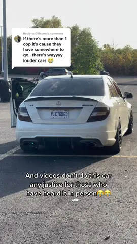 Replying to @Gi6como make sure to listen with headphones and volume all the way up❤️ #fyp #foryou #c63 #carsoftiktok #amg 