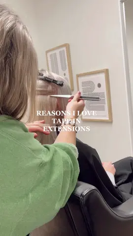 love offering both sew ins + tape ins but I definetly specialize in tape in extensions - so glad yall love them ❤️ @hotheadsofficial #hottiesquad #hotheadextensions #hotheadhairextensions   #hair #hairtok #hairstylist #hairstylisttok #hairstylistsoftiktok #viral #viralhair #fyp #stylist #salonsuite #suiteowner #dayinthelife #dayinthelifeasahairstylist #blondehair #foilwithme #foil #extensionspecialist