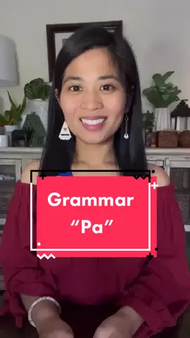 For everyone who’s been asking for more lessons about Tagalog grammar, this one’s for you! “Pa” is a versatile word in Tagalog that can take on many different meanings. Once you get the hang of its different uses, try incorporating it into your daily conversations! GOOD LUCK! 🇵🇭 #tagaloglesson #learntagalog #filipinolesson #philippines #filipinoculture