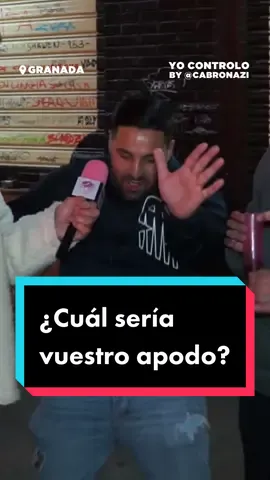 ¿Cuál sería vuestro nombre de actor/actriz p*rn0? 🎤: @Ramón Gally   #entrevista #yocontrolo #granada #mote