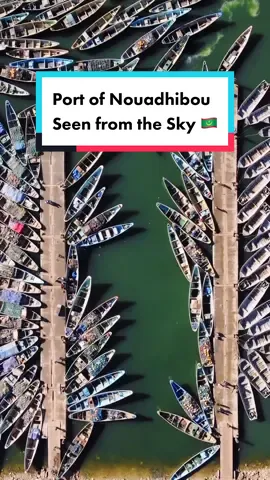 The Port Artisanal of Nouadhibou, with more than 9000 boats pirogues ready to fish in one of the richest fisheries of Mauritania. [#VisitMauritania 🇲🇷] / With @lucaonadventure #mauritania #Nouadhibou #atlanticocean #NouadhibouPort #pirogue #fishing #fisheries #MauritaniaFishing #travel #traveltiktok #videooftheday #fyp  