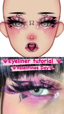 ADIVINEN QUIEN VOLVIO!! prometo quedarme 😭💗 #🇩🇴  #sanvalentin #valentines #valentinesmakeup #graphiceyeliner #valentineseyeliner 