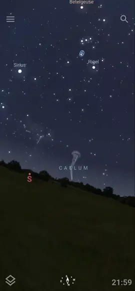 Beautiful app,  shows u the exact constellation when pointing ur phone to the sky #Stellarium #Constellation #stars