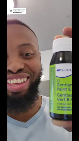 Replying to @ndivhomus it's called #gentianviolet and it's R27 #clickstore  #SAMA28 #tiktoktrending #fypシ゚viral  #purpleteethwhitening #africantiktok 