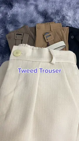 Tweed Trouser with free belt✨🛍 Fit’s to 26-31 waist size, 4’11-5’4 preferred height ✅ #hellomoderne #hellomodernetrousers #trousers #trousersoutfit #OOTD #funalobudol #budolfinds #tiktokshopph #buynow #fypシ #shopnow🛍 #tweedoutfit #tweedtrousers #recommended #affordableprice 