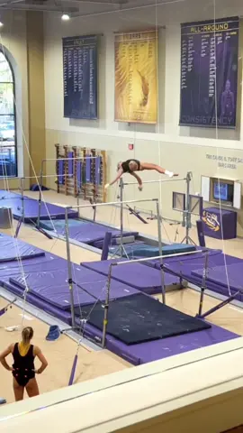 getting back into the swing of things:) #foryou #lsu #gymnastics 
