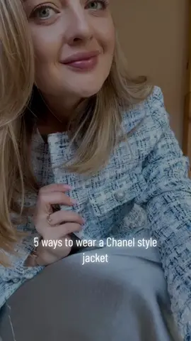 5 ways to style a tweed blazer in 2023 #fashiontrend #fashionblogger #fashionprediction #styletips #styleinspo #tweedfashion #tweedjackets #tweedblazeroutfit #chanelstyle #hmhaul #hmhaul2023 
