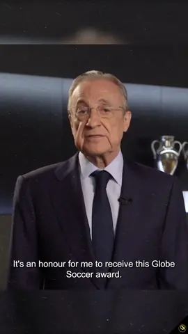 Back to November 2022, when Florentino Pérez of Real Madrid was honoured Best President of the Year at the #GlobeSoccer Awards 🏆#HalaMadrid 