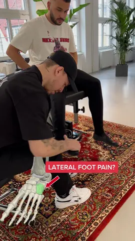 LATERAL FOOT PAIN CRACK #chiropractic #adjustment #footpain 