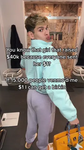 Venmo in my bio 😇 #comedy #birkin #handbags 