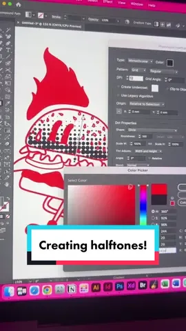 How to add Halftones easily and quickly with the @astutegraphics Phantasm Plugin 🔥 > First up, add a black gradient to your vector > Find the Phantasm panel in the Astute Graphics Window Menu > Click the Halftone button > Adjust the colour, DPI, shape, scale and grain to your liking > Apply the same halftone across other vectors by opening the appearance panel > Dragging and dropping the appearance swatch onto your other vectors Astute Graphics has 21 INSANE plugins for Adobe Illustrator and you can download them with a FREE 7-day trial. #ad #astutegraphics #illustratortutorial #illustratorplugin #designtutorial #graphicdesigntutorial #logodesigner #brandingdesign #branddesigner #designjourney #logodesigner #brandingdesign #branddesigner #graphicdesigncommunity #graphicdesigntips