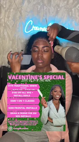 Valentine’s Day Special Now available no code needed 🫶🏾#fyp #wiginstall #hairstylist #dmvhairstylist #wigtoks #dmvfrontals #frontal 
