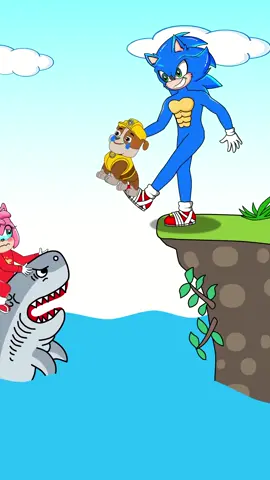 TOP 3 Short Animations About #Sonic  and #Amy  Mermaid 🤣 #animation #story #foryoupage