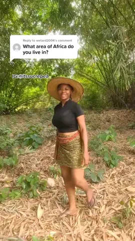 Replying to @wetard2004 There's nothing as sweet as living in the jungle 🥰 #sacarsm  #Charityekezie #africa 