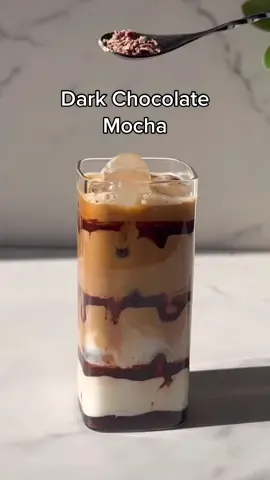 Had to give this trend a try! I’ve been seeing this all over Instagram! A mocha seemed like the perfect drink for it 🍫♥️ Iced Dark Chocolate Mocha 1 tbsp chocolate sauce Oat milk 2 shots espresso Topped w thinly chopped dark chocolate pieces #coffee #trending #coffeetime #coffeelover #icedmocha #icedmochalatte #espresso #chocolateespresso #chocolate #chocolatecoffee #coffeeoftheday #coffeeaddict #coffeeart #coffegram #coffeeathome #coffeerecipes #fyp #coffeedaily #coffeeholic #coffeevibes #coffeeeee #coffeecoffeecoffee #coffeelove #coffeetok #coffeetiktok 