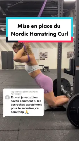 Réponse à @Apocalypse Voici comment je mets en place le Nordic Hamstring Curl 😘 #legday #conseilsmuscu #conseilmuscu #entrainementjambes #entrainementcuisses #muscu #muscufemme #musculationfemme #musculationfemme♥️♥️♥️ #muscufessiers 