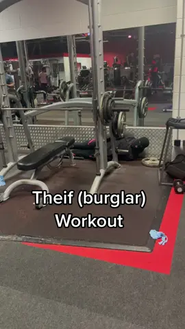 Every workout you need to be thief (burglar) #fyp #foryou #workout #gym 