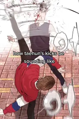 ⚠️FAKE⚠️  like how did he not kill anyone from that💀 #seongtaehoon #taehun #taekwondo #viralhit #viralhitwebtoon #howtofight #manwha 