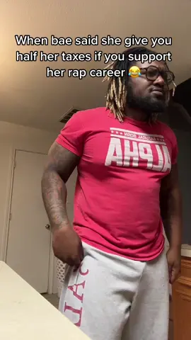 Gone run that half bae.. WE UP 🥹😂 #taxes #taxreturn #relationships #lmao #couplestiktok #couplecomedy #supportyourwoman #explorepage✨ #fyp #😂😂😂 