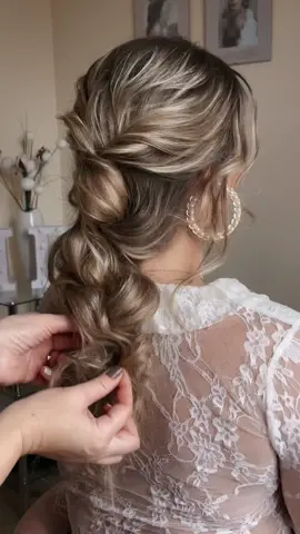 Bridal hair transformation in few minutes 👌🏻
