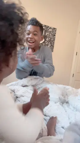 He is her BIGGEST CHEERLEADER 🎉 nobody wants it more for her than him!!!! #kidsoftiktok #babiesoftiktok #siblinggoals 