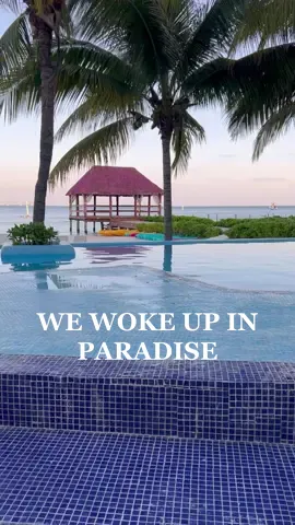 We woke up in paradise- Day 1 of 7  🥰😍🐚☀️#paradise #mexico #cancun #familyholiday #winterbreaks #thesmithfamily #travel #tiktoktravel #luxuryresorts 