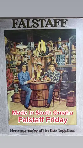 Welcome to Falstaff Friday! #madeinsouthomaha #falstafffriday #southomaha #falstaffbeer #omahabeer #southomahagirl #southomahaboy #omahaplaces #memoriesmadeinomaha #midwestnostalgianetwork #nebraskatok #southomahakid #omahafoodie #oldbeer 