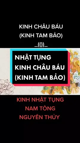 Kinh Châu Báu (Kinh Tam Bảo) _(())_ #tambao #kinhtung #phatphapnhiemmau #hieubiettronven #LearnOnTikTok #suhuong #anvui #hanhphuc 